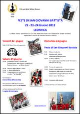 Programma San Giovanni 2012